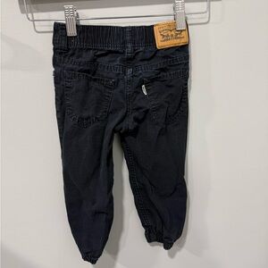 2T Levi black joggers